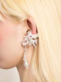 Jewellery – APOC STORE Ear Piercing Both Ears, Piercing Both Ears, Orbital Conch, Conch Ear Piercing, Spoon Necklace, Crescent Earrings, Aesthetic Light, Anklet Bracelet