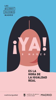 a poster with the words ya and an image of a woman's face on it