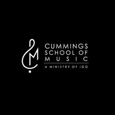 the logo for cummings school of music, a ministry of igo website