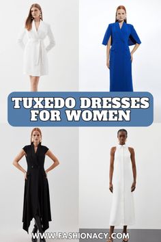 These stylish tuxedo dresses offer a powerful and feminine alternative to traditional evening wear. Ideal for women who want to exude confidence and sophistication.