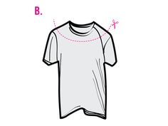 an image of a t - shirt with measurements