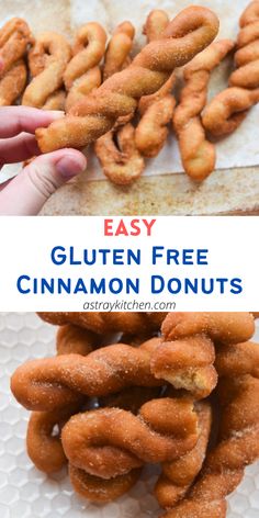 an easy gluten free cinnamon donuts recipe that is perfect for breakfast or brunch