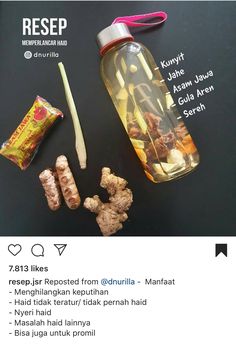 an instagram page with food items on it and the caption reads resep