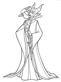 the evil queen from disney's sleeping beauty coloring pages for adults and children to color