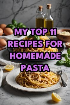 A photo of a Homemade pasta Family Dinners, Easy Homemade