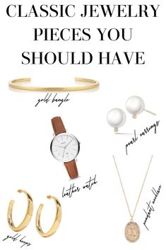 Capsule Wardrobe Jewelry, Look Working Girl, Classic Jewelry Pieces, Fashion Capsule Wardrobe, Basic Jewelry, Soft Classic, Fashion Capsule, Classy Jewelry, Jewelry Essentials