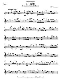 sheet music with the words i tristee written in black and white on it