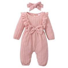 Newborn toddler girl's one piece long sleeved jumpsuit, fall winter crew neck solid long sleeved romper clothes,back button opening and closing, bottom button opening and closing for easy diaper replacement. Spiral pattern design, simple yet stylish, with a cute bow on the front, your baby will definitely look cute to wear. Green, pink, and red long sleeved bodysuit suit for newborn toddlers infant baby girl. Younger Tree focuses on baby clothes, strives to provide comfortable wearing experience Red Long Sleeve Bodysuit, Toddler Girl Outfits Summer, Toddler Girl Summer, Bodysuit Jumpsuit, Ruffle Sweater, Cotton Bodysuit, Romper Outfit