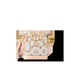 LOUIS VUITTON® - Nano Noé - Multicolore Blanc Louis Vuitton Mini Backpack White, Louis Vuitton Sac, Louis Vuitton Gifts, Micro Bags, Trunk Bag, Luxury Purses, Best Wallet, Fancy Bags, Wallet Pouch