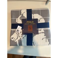 New With Tags Polo Ralph Lauren Home Oakwood Throw Grey Ivory 50 X 70 Made From Soft Cotton With Corduroy-Trim Edges, This Throw Blanket Is Designed With A Contrasting Buffalo Check Pattern At The Front And Reverse. Our Big Pony Adds A Signature Polo Finish, While The Oeko-Tex Standard 100 Certification Ensures It Has Been Tested For Harmful Substances And Produced Sustainably. 1" Corduroy Binding At The Edges. Single-Needle Lockstitching. Mitered Corners. Signature Big Pony At The Front. Oeko-T Ralph Lauren Bedding, Plaid Throw Blanket, Bear Blanket, Black Blanket, Grey Throw, Polo Pony, Plaid Throw, Cotton Throw Blanket, Gray Blanket