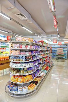 a grocery store filled with lots of food