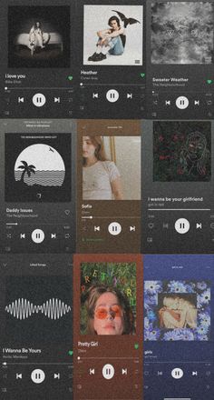 the music player app is open and ready to play