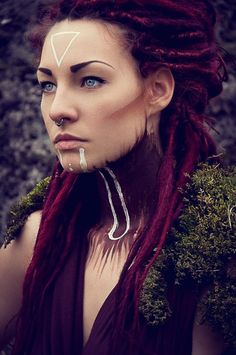 Tribal Spirit Fantasy Make-up, Halloweenský Makeup, Wild Woman, Fantasy Makeup, Costume Makeup, Burning Man, Body Painting, Halloween Makeup, Makeup Inspiration