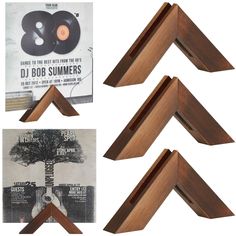 PRICES MAY VARY. Display Records: the carefully crafted pine vinyl record rack makes it easy to create a dedicated area in your home for music and your vinyl record collection, and the distinctive triangular design brings attention to your home decoration, giving you easy access to your daily and favorite listening, creating a relaxing space to enjoy music Wooden Art: the record stand is made of quality pine wood, burnished to enhance the beauty of the grain pattern, and sprayed with varnish to Album Shelf, Record Wall Mount, Vinyl Record Rack, Record Wall Display, Vinyl Record Room, Record Dividers, Vinyl Record Shelf, Record Rack, Vinyl Record Holder