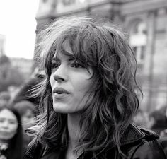 Freja Beha, Freja Beha Erichsen, Curly Hair With Bangs, Grunge Hair, Hair Today, Great Hair