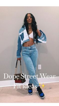 Baddie Clothing, Fit Ideas, Clothing Ideas, Fashion Killa, R A, A P, Style Me, Mom Jeans, Street Wear