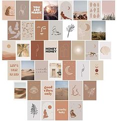 a collage of images with words and pictures in the shape of a heart that says honey honey