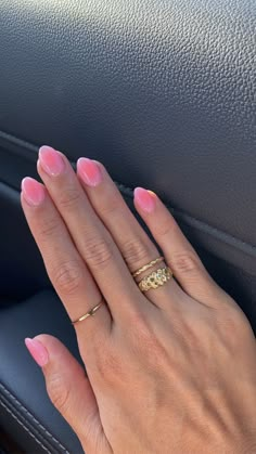 Almond Nails Aura Design, Nails Summer Basic, Soft Aura Nails, Cute Basic Summer Nails, Nail Ideas Aura, Aura Nails With French Tips, Pink Aura Nails Almond, Aura Nail Designs Almond, Aura Nails French Tip