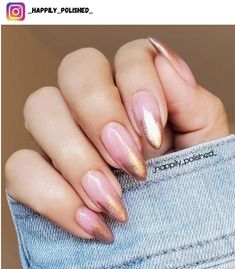 Gold French Tips, Tip Nail Designs, Nail Simple, Harry Potter Nails, Tapered Square Nails, Marble Nail Designs, Green Polish, French Tip Nail Designs