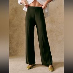 Matthew Trousers Color : Khaki Size : Xs Summer Closet, Target Style, Wool Trousers, Soft Summer, Fashion Baby, Pantalon Large, Spring 2023, Trouser Jeans, Parisian Style