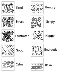 an image of different types of lines and shapes