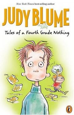 the book cover for judy blume tales of a fourth grade nothing