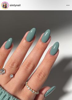 Solid Color Almond Nails, Simply Nailogical, February Nails, Shoe Nails, Pretty Acrylic Nails, Nail Decorations, Mani Pedi, Nails Nails