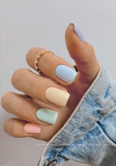 Simple Gel Nails, Casual Nails, Cute Gel Nails, Nails 2023, Short Acrylic Nails Designs, Pastel Nails, Girls Nails, Classy Nails, Chic Nails