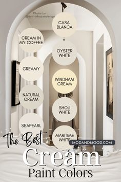 the best cream paint colors for your home