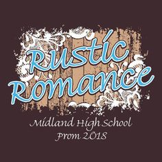 the logo for rustic romance at millland high school