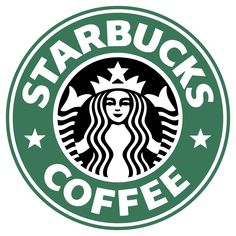 starbucks logo with the words starbucks's coffee in white and green letters on it