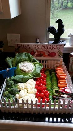 a basket filled with lots of different types of vegetables