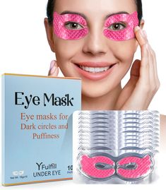 PRICES MAY VARY. ✔Yfulfill Cold Paste Eye Mask can effectively diminish the formation of fine lines, wrinkles, crow-feet lines around the eye area, minimizing eye-bags and fades dark circles remarkably (two different color provided) ✔Unique formulation: Making by mainly a variety of plant ingredients extract, non-toxic and odourless. Making it moisturizer, nourishing, firming and repairing functions. Perfect to better cellular metabolism and blood circulation around the eye tissues. keep away fr Under Eye Gel Pads, Pro Makeup Tips, Wrinkle Patches, Bronze Makeup Look, Eye Gel Pads, Mask Skincare, Pop Art Makeup, Eye Brightener, Under Eye Wrinkles