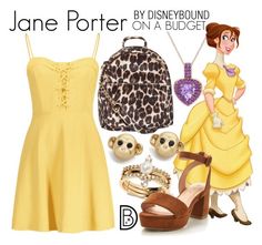 an image of a woman's outfit and accessories for her character in beauty and the beast