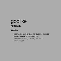 the words godlike are written in black and white on a gray background with an orange cat