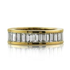 Mark Broumand, Baguette Diamond Rings, Diamond Eternity Band, 18k Gold Ring, Baguette Cut Diamond, Eternity Ring Diamond, Eternity Band Diamond, Channel Set, Diamond Eternity