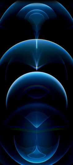 an abstract blue background with circles and lines in the center, on a black background