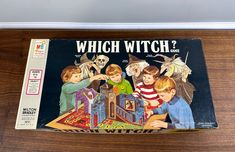 an old board game with children playing it