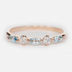 Aquamarine Wedding Jewelry, Aquamarine Band Ring, Aquamarine And Diamond Ring, Aquamarine Ring Band, Birthstone Wedding Band, Gold Ivory Wedding, Morganite Wedding Band, Aquamarine Wedding Band, Rose Gold Eternity Ring