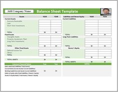 an invoice form for balance sheet template