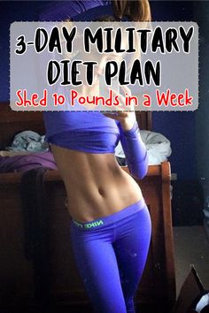 3-Day Military Diet Plan  - to Lose 10 Pounds in a Week by Laura Price | This newsletter was created with Smore, an online tool for creating beautiful newsletters for educators, businesses and more Laura Price, Super Low Calorie, Diet Fast, 500 Calories A Day, Sample Meal Plan, Calories A Day