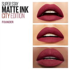 Maybelline SuperStay Matte Ink City Edition Liquid Lipstick in shade Explorer gives you a flawless matte finish in a range of rich tones with up to 16-hour wear. Maybelline Matte Ink, Lipstick Remover, Superstay Maybelline, Maybelline Super Stay Matte Ink, Maybelline Superstay Matte Ink, Classic Red Lipstick, Nude Liquid Lipstick, Maybelline Lipstick, Maybelline Superstay