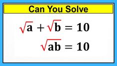 a sign that says can you solve the formula for v = b = 10 and y = 10