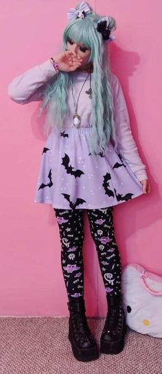 Embrace Your Pastel Goth SpiritExplore Kawaii OutfitsEssential Tips in Our Must-Read Guide with Pastel Goth Aesthetic Outfit Ideas 🖤 Cute Emo Outfits Pastel Goth, Pastel Goth Outfits 2014, Corporate Pastel Goth, Black And Pastel Outfit, Pastel Goth 2014, Colorful Goth Outfits, Goth Pastel Outfits, Pastel Goth Pants, Pastel Goth Outfits Aesthetic