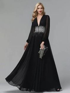 Evening Dress Celebrity Red Carpet Formal Gown Black Tie Wedding Guest Floor Length Long Sleeve V Neck Chiffon with Sequin

If you like, you can save and click to enter the purchase page. Shipping worldwide and Free Shipping. 10% OFF OVER $90+ Formal V-neck Gown With Sheer Bodice, V-neck Georgette Chiffon Wedding Dress, Formal Chiffon V-neck Gown, Chiffon V-neck Gown For Banquet, Floor-length Georgette Gown For Gala, Floor-length Ball Gown With Sheer Bodice For Banquet, Chiffon V-neck Evening Dress For Banquet, Sheer Bodice V-neck Wedding Dress, Floor-length Gown With Sheer Bodice For Banquets