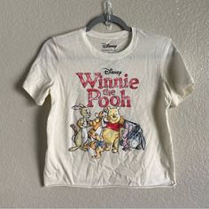 New Disney Winnie The Pooh Graphic Tee Size: Medium Details: New Without Tags. Raw Hem. A Little Cropped Pooh Shirt, Winnie The Pooh Shirt, Plus Size Disney, Mickey Mouse Shorts, Dark Disney, Disney Tees, Cream Yellow, Yellow T Shirt, Yellow Print