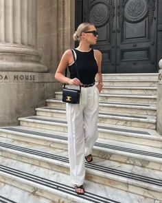 15+ Old Money Summer Outfits 2024: Casual Chic Summer Outfits All Black Classy Outfits, Safari Clothes, Chic Black Outfits, Casual Chic Summer, Easy Chic, Corporate Attire