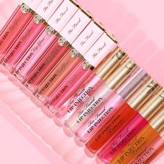 Too Faced Lip Gloss, Lip Injection Lip Gloss, Too Faced Lip Injection, Lip Injection Extreme, Lipstick For Fair Skin, Fuller Lips, Lip Gloss Cosmetics