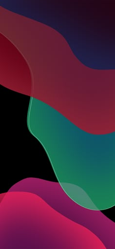 an abstract background with red, purple and green curves in the shape of wavy lines