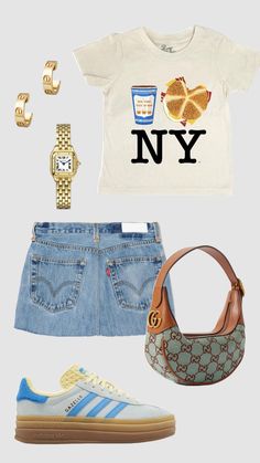 Sorry but this eats New York Outfit Inspo Spring, Nyc Summer Outfits Aesthetic, Acl Outfit Ideas, Shopping Astetic, Ny Outfits Summer, Summer In New York Outfits, Cute Fits Aesthetic, Clothes Inspo Aesthetic, Aesthetic Clothing Styles